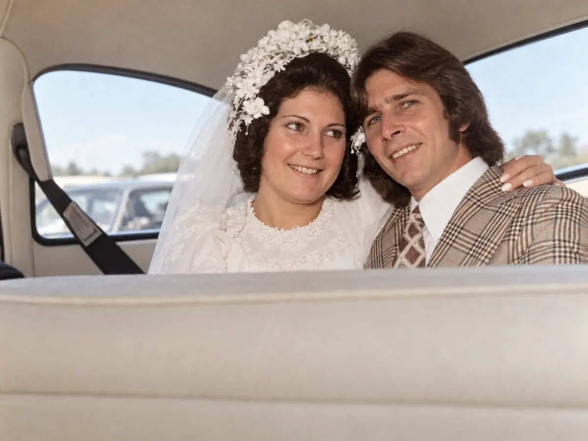Foto de casamento após o tratamento