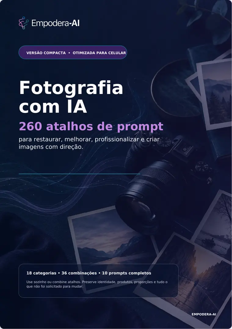 Guia Fotografia com IA em formato digital